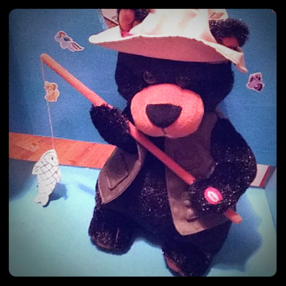 Animated Fishing bear